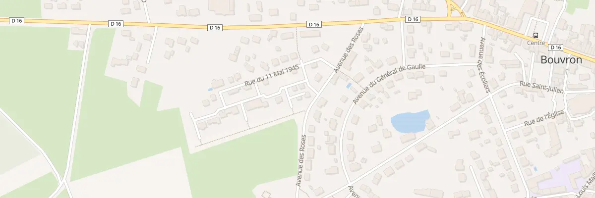 Plan du 6 Rue La Prairie du Grand Clos à Bouvron