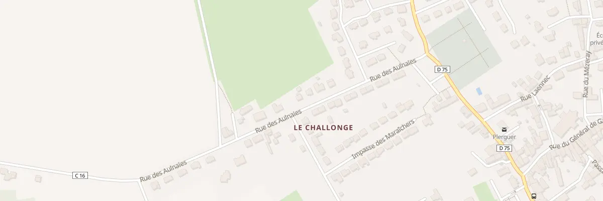 Plan du 6 Rue des Aulnaies à Plerguer