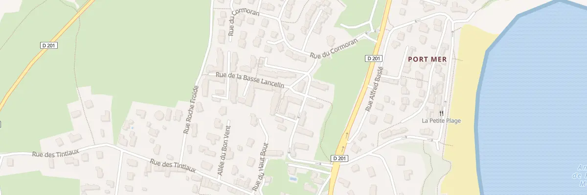 Plan du 10 Rue de la Plantiniere à Cancale