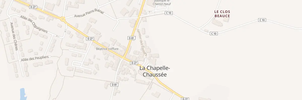 Plan du 4 Sen des Ecoliers à La Chapelle-Chaussée