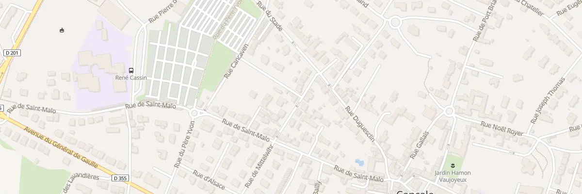 Plan du 10 Rue Gal Fauchon à Cancale