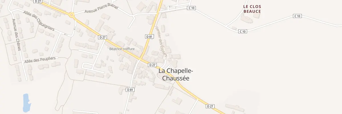 Plan du 2 Sen des Ecoliers à La Chapelle-Chaussée