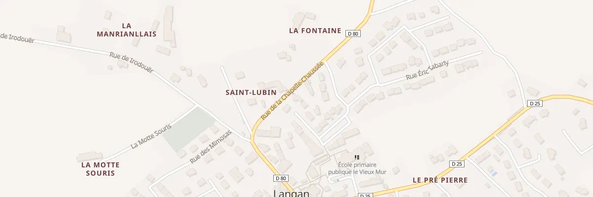Plan du 15 Imp Bernard Moitessier à Langan