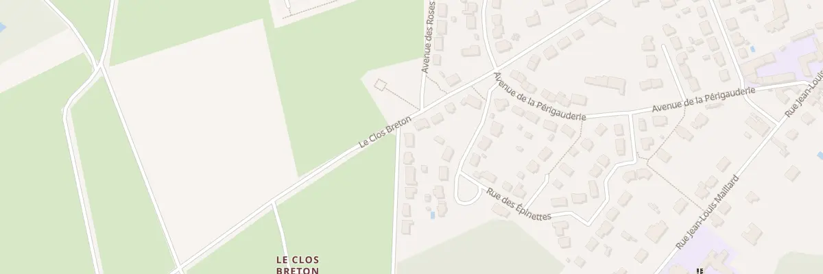 Plan du 2 Rue de Bel Air à Bouvron
