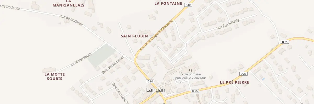 Plan du 10 Imp Bernard Moitessier à Langan