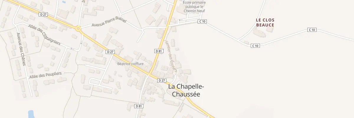 Plan du 6 Sen des Ecoliers à La Chapelle-Chaussée