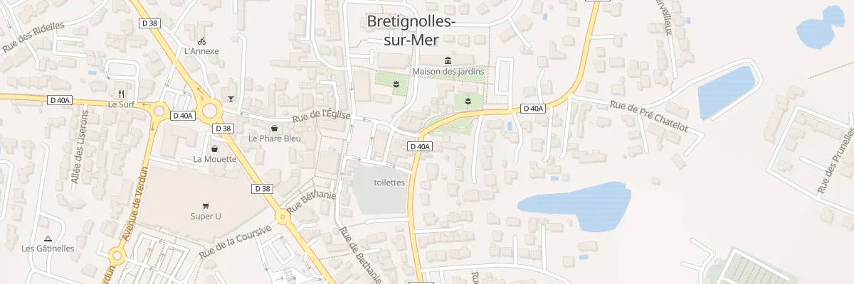 Plan du 2 Rue des chênes verts à Bretignolles-sur-Mer