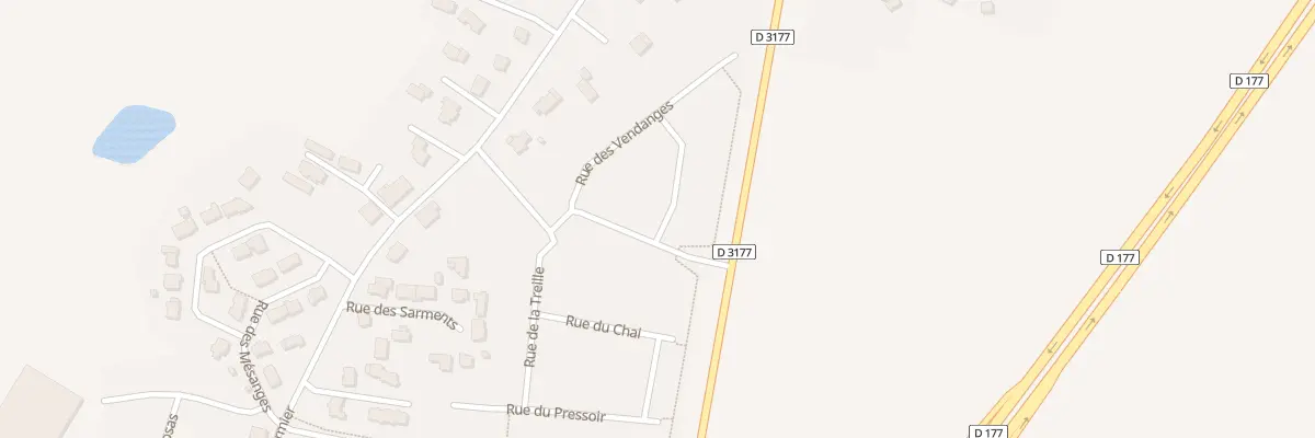 Plan du 13 Rue de la Vigne à Guignen