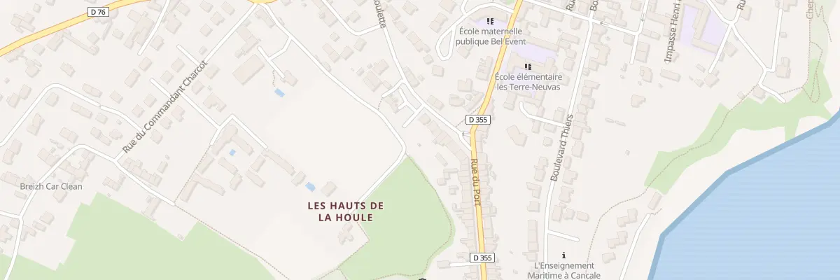 Plan du 28 Rue de la Roulette à Cancale
