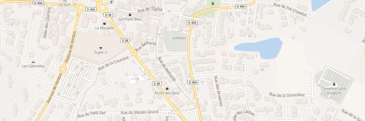 Plan du 3 Rue des chênes verts à Bretignolles-sur-Mer