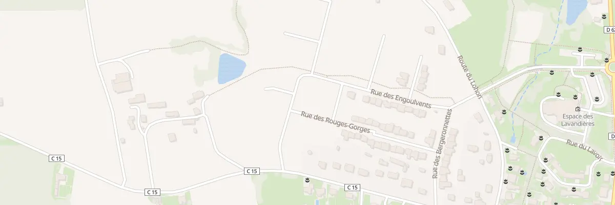 Plan du 30 Rue des Rouges gorges à Goven
