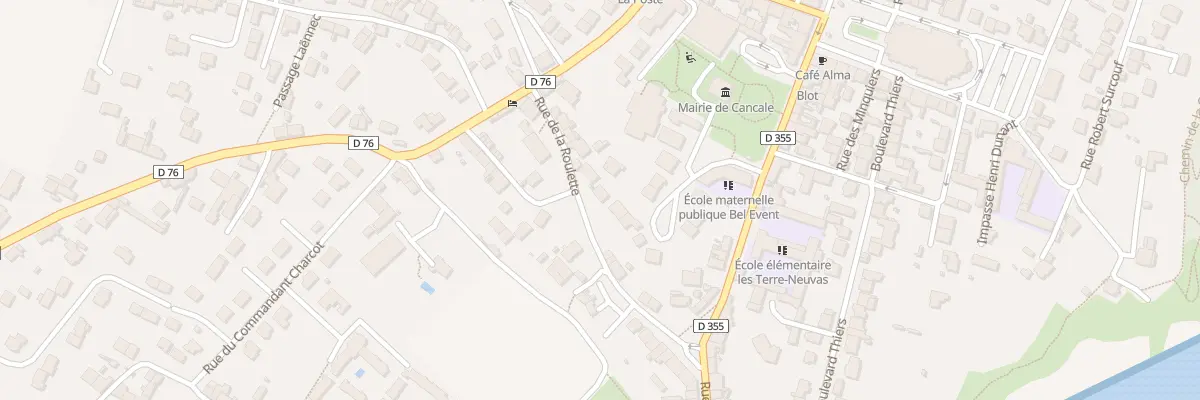 Plan du 15 Rue de la Roulette à Cancale
