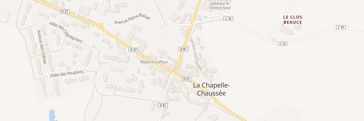 Plan du 4 Rue du Lavoir à La Chapelle-Chaussée