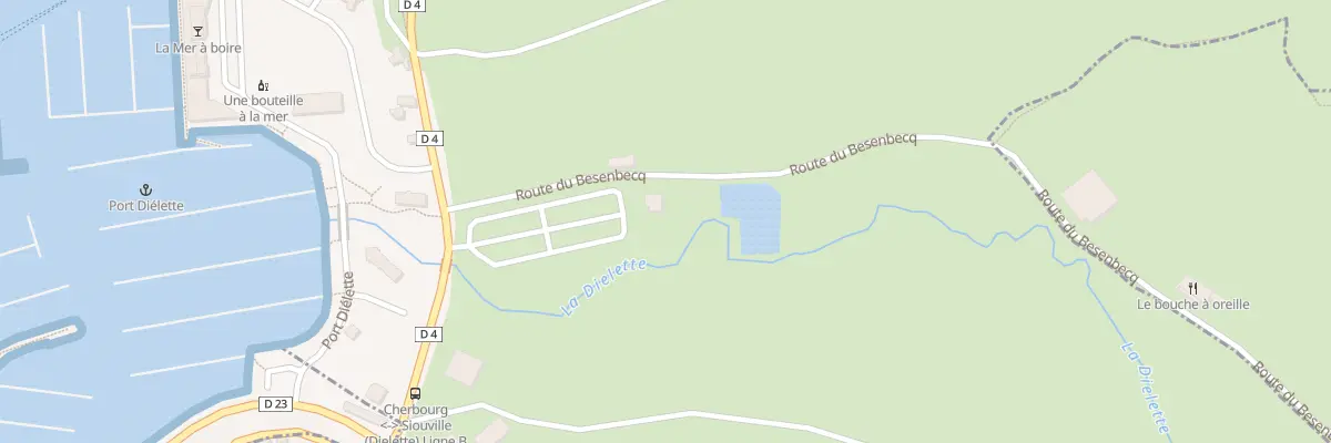 Plan du 8 Dielette à Tréauville