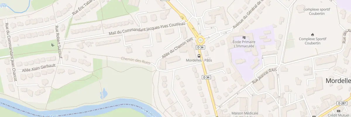 Plan du 1 All du Chemin Vert à Mordelles