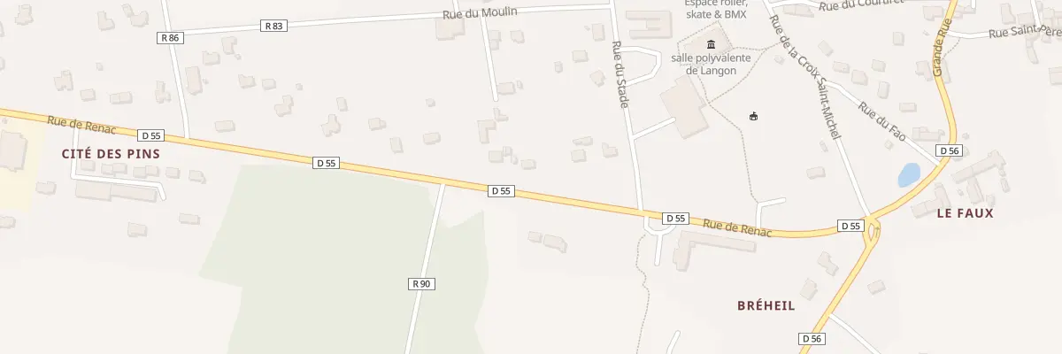 Plan du 6 Rue de Renac à Langon