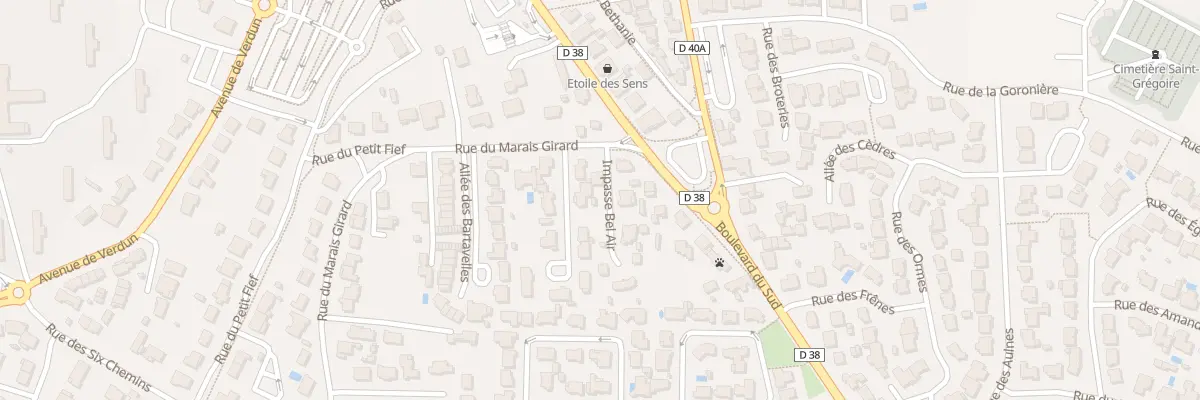 Plan du 4 Rue du marais girard à Bretignolles-sur-Mer