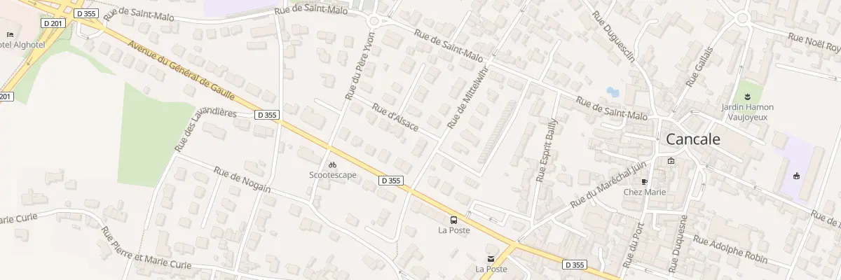 Plan du 12 Rue de Mittelwihr à Cancale