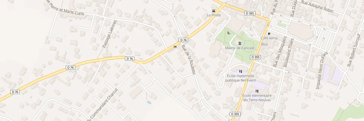 Plan du 10 Rue de la Roulette à Cancale