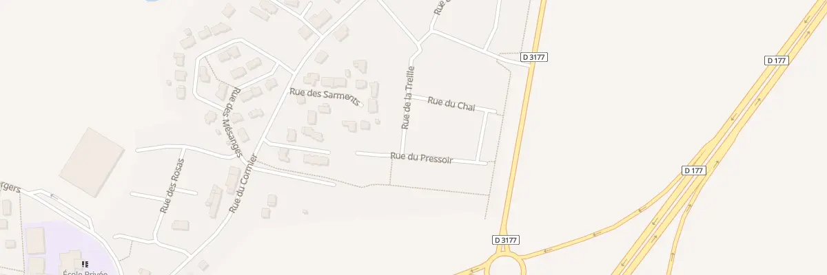 Plan du 3 Rue de la Treille à Guignen