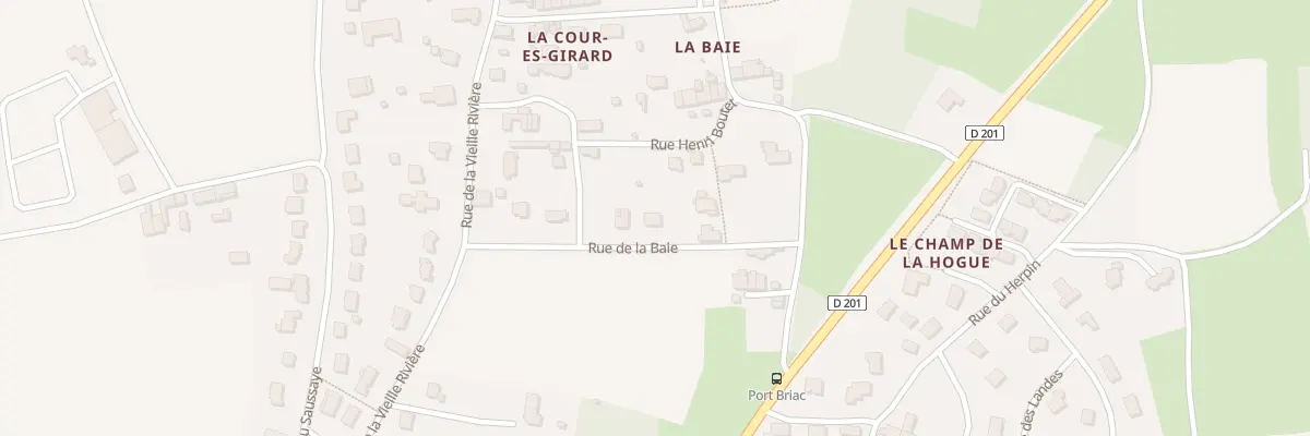Plan du 9 Rue de la Baie à Cancale