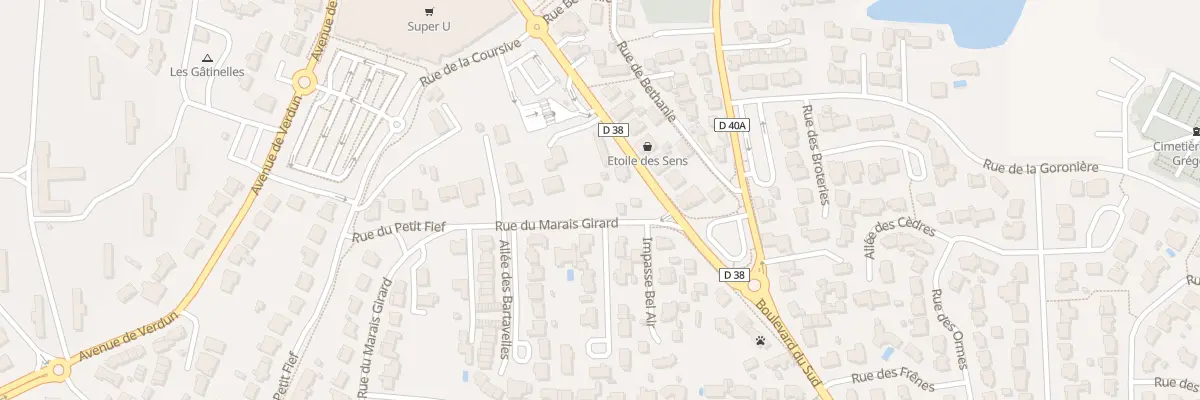 Plan du 3 Rue du marais girard à Bretignolles-sur-Mer