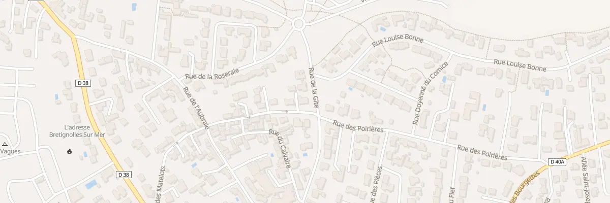 Plan du 18 Rue des poirières à Bretignolles-sur-Mer