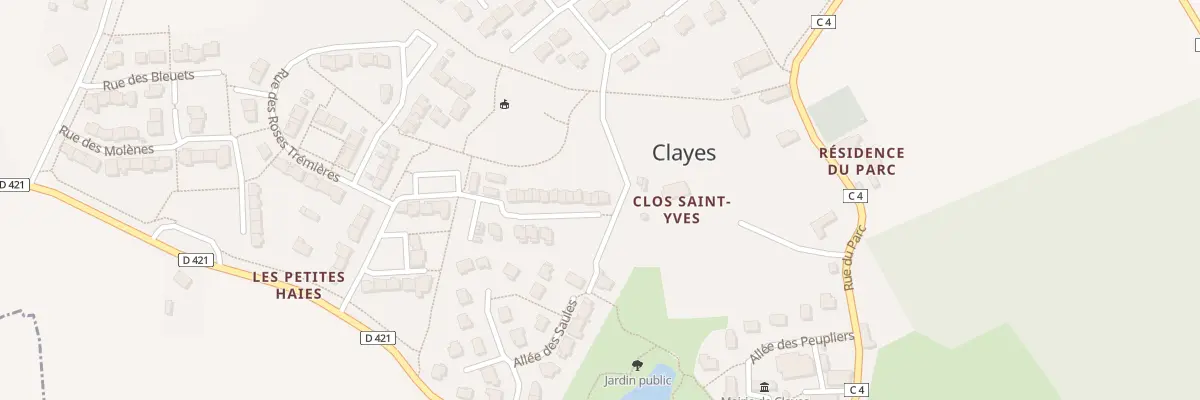 Plan du 22 All des Violettes à Clayes