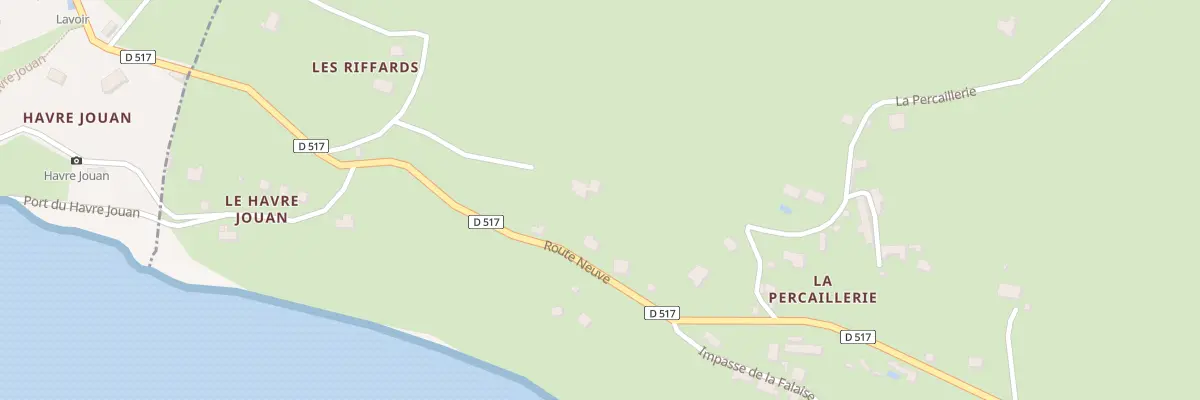 Plan du 1 Les Riffards aux Pieux