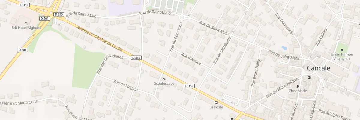 Plan du 7 Rue d’Alsace à Cancale