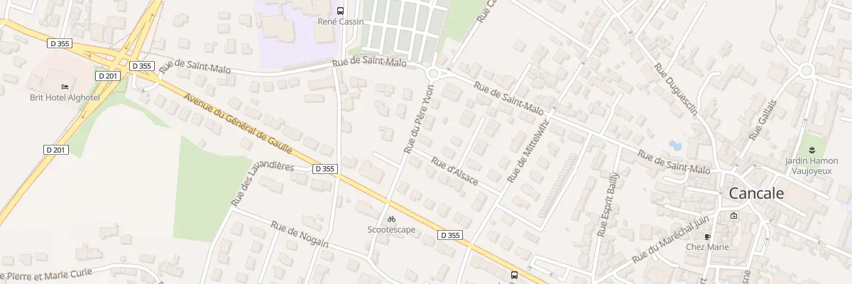 Plan du 8 Rue d’Alsace à Cancale