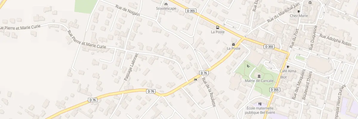 Plan du 8 Rue Pierre et Marie Curie à Cancale