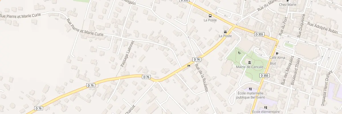 Plan du 3 Rue Pierre et Marie Curie à Cancale