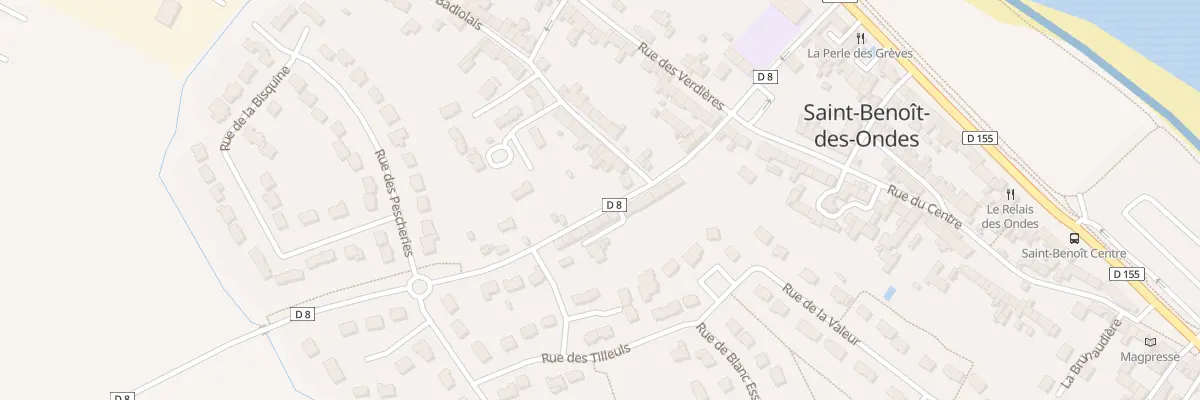 Plan du 8 Rue du Bas Champ à Saint-Benoît-des-Ondes