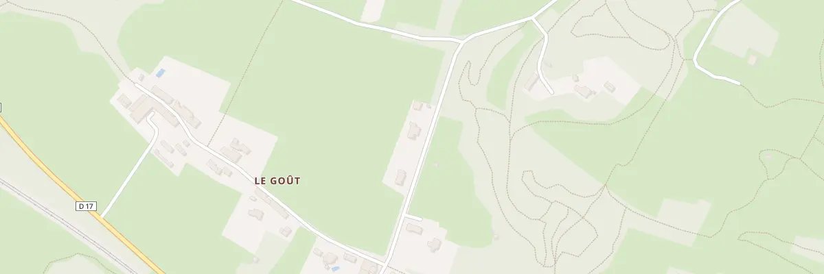 Plan du 1B Le Gout à Malville