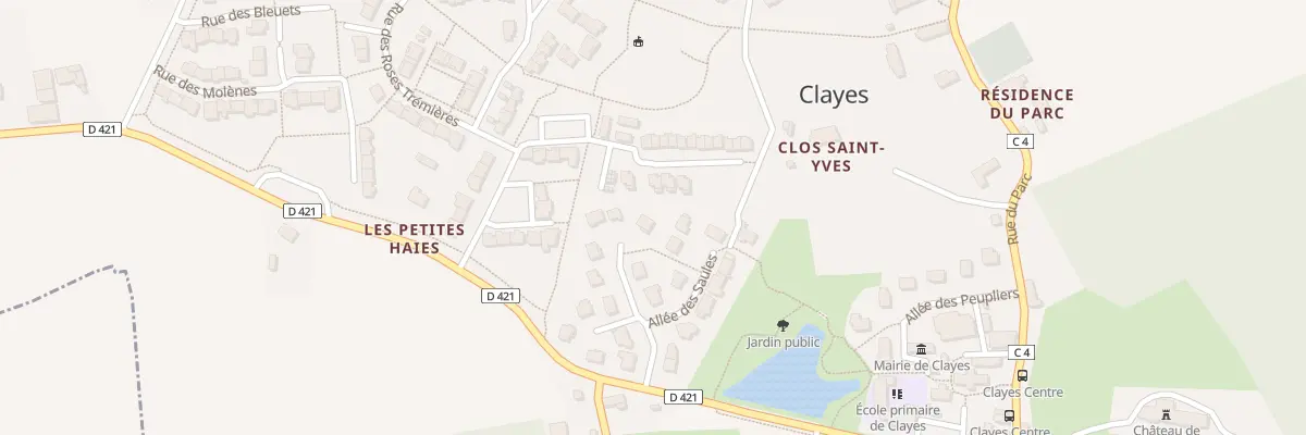 Plan du 8 Res Les Chenes à Clayes