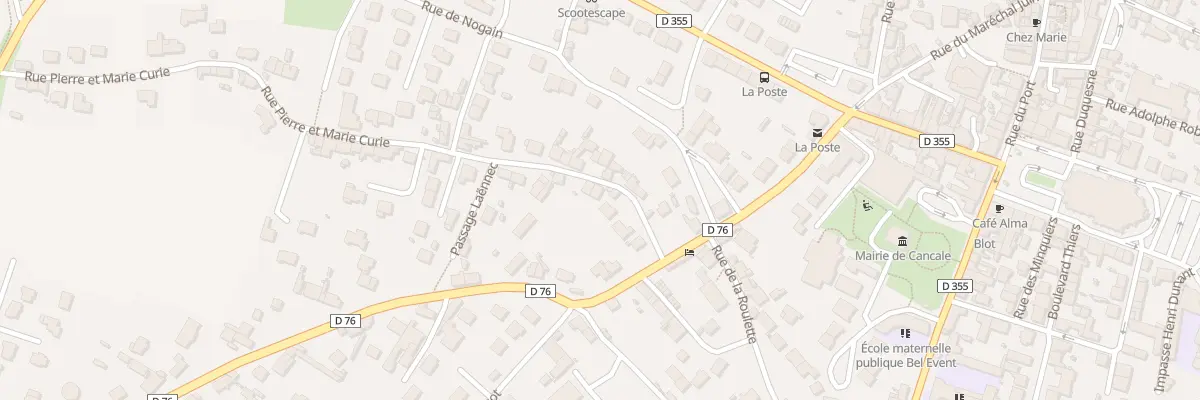 Plan du 9 Rue Pierre et Marie Curie à Cancale