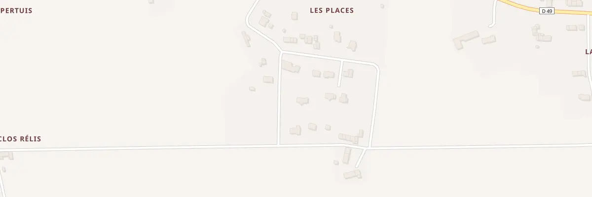 Plan du 55 Les Places à Guipry-Messac