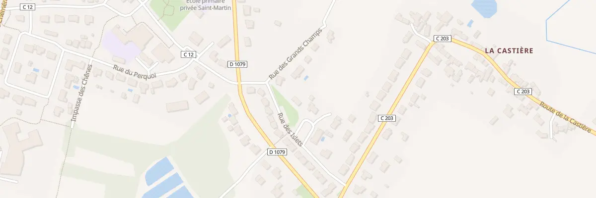 Plan du 1 Rue des Islets à Rouans
