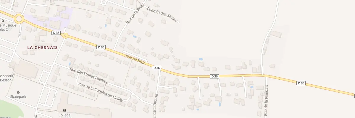 Plan du 50 Rue de Bruz à Bréal-sous-Montfort