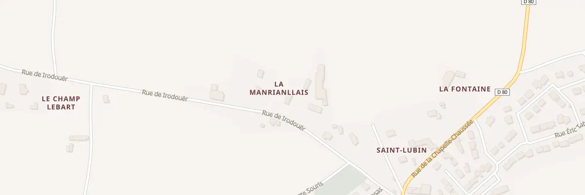 Plan du 4 La Marianllais à Langan