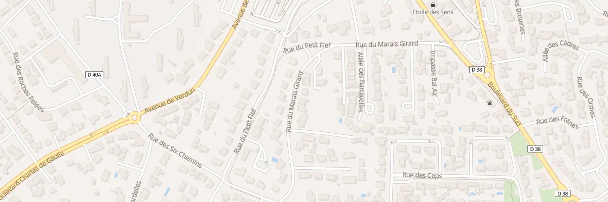 Plan du 32 Rue du marais girard à Bretignolles-sur-Mer