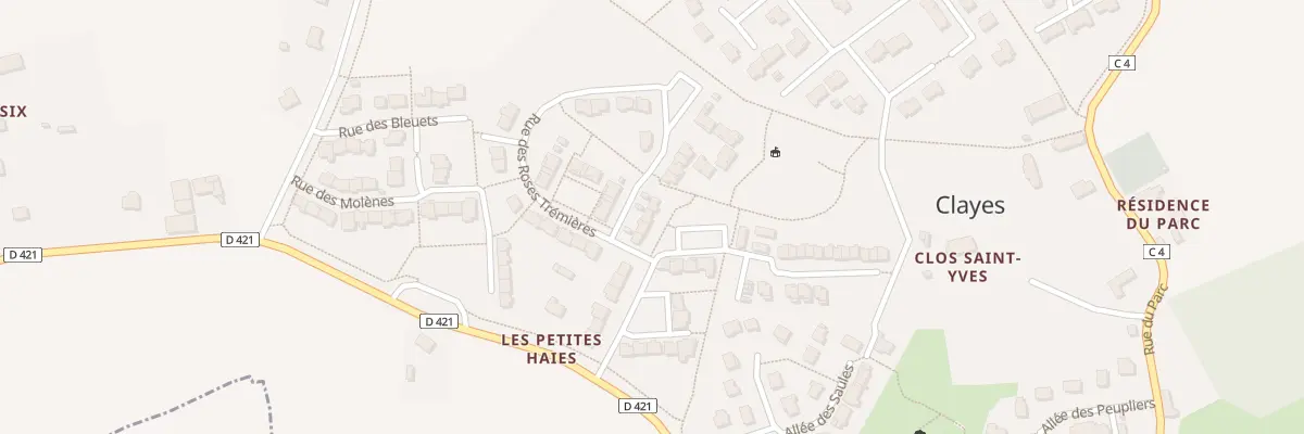 Plan du 54 Rue des Roses Trémières à Clayes