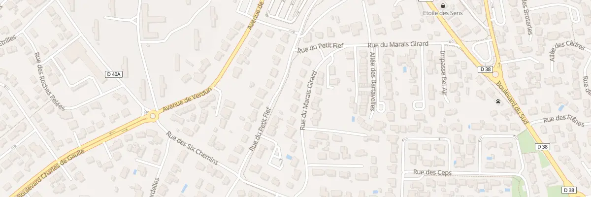 Plan du 21 Rue du marais girard à Bretignolles-sur-Mer