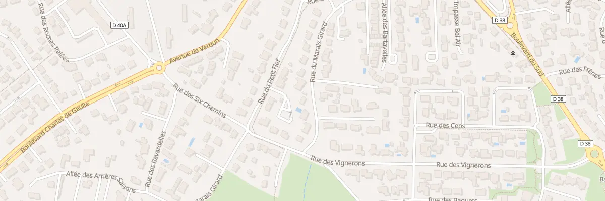 Plan du 29 Rue du marais girard à Bretignolles-sur-Mer