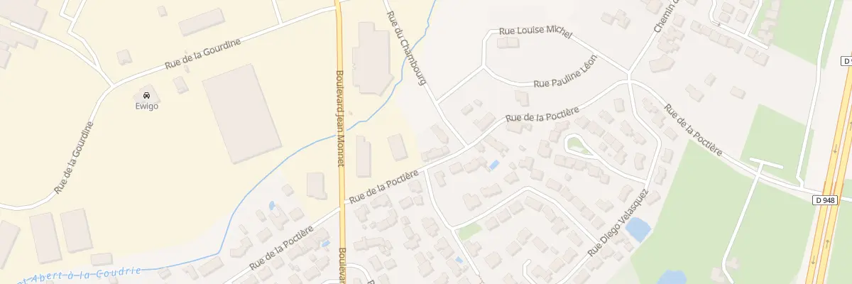 Plan du 91 Rue de la Poctière à Challans