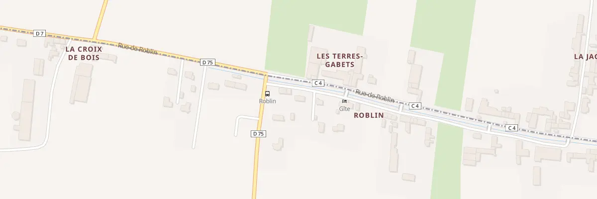 Plan du 9000 La Cheneviere de Roblin à Lillemer