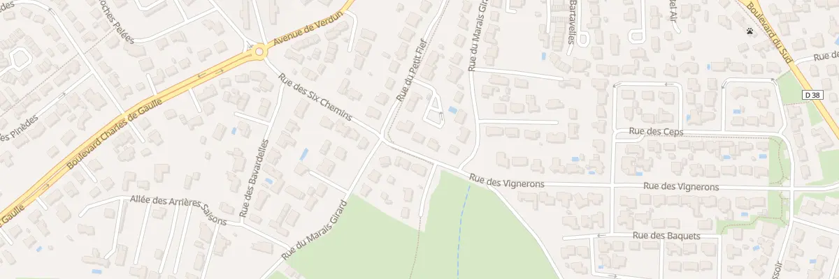 Plan du 39 Rue du marais girard à Bretignolles-sur-Mer