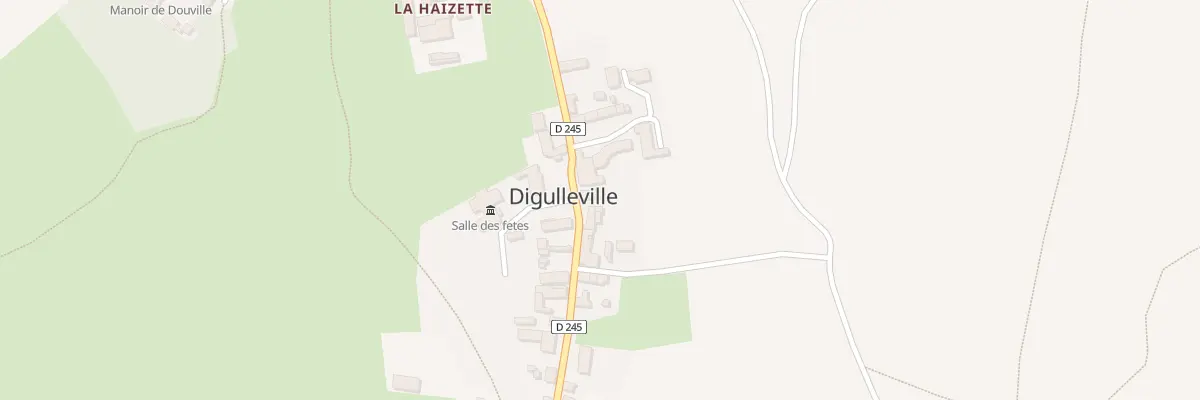 Plan du 20 Rue Desert Digulleville à La Hague