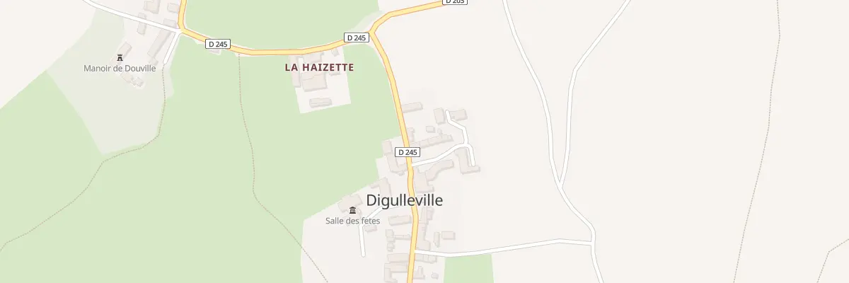 Plan du 26 Rue Desert Digulleville à La Hague